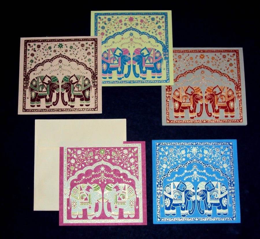 Gaja, a Chimanlals cards with envelopes set