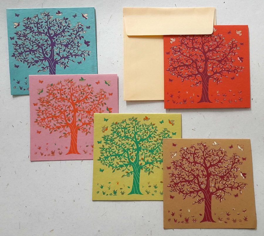 Kalpavriksh, a Chimanlals cards with envelopes set