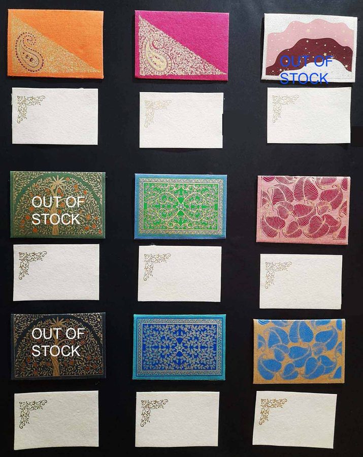 Mini Card Envs, a Chimanlals cards with envelopes set