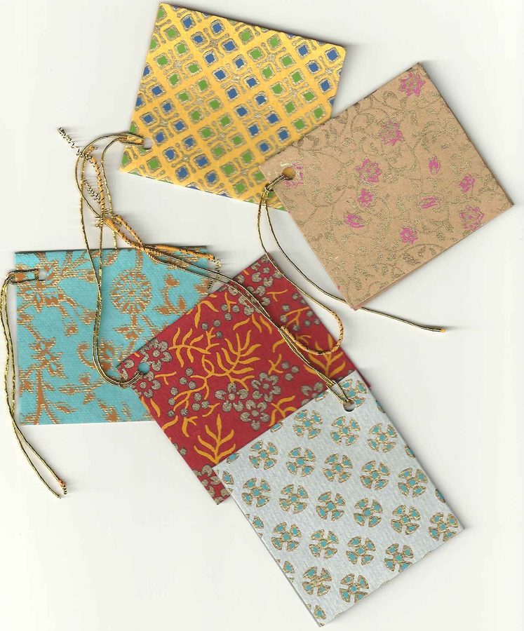 Gift Card Gold, a Chimanlals gift cards and tags set