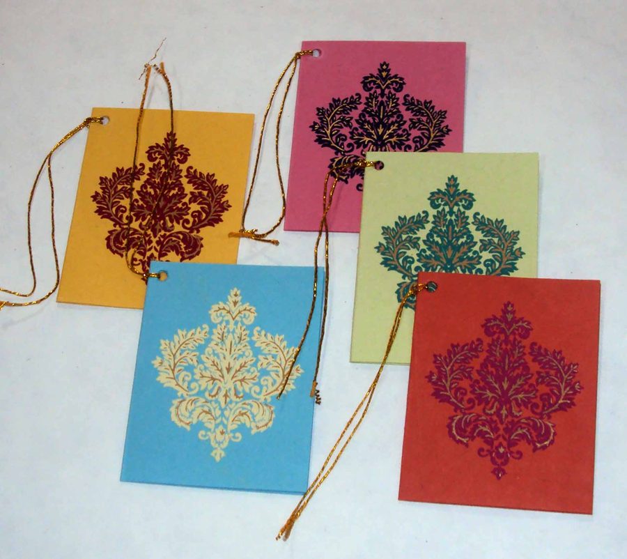Gift Card No.21, a Chimanlals gift cards and tags set