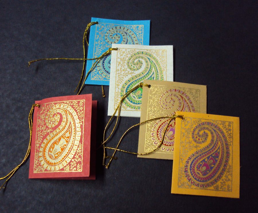 Susheel, a Chimanlals gift cards and tags design
