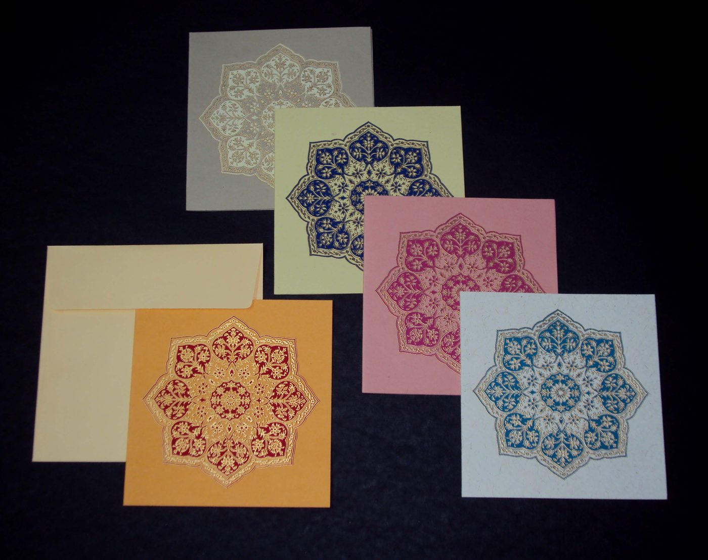 Greeting card with matching envelope