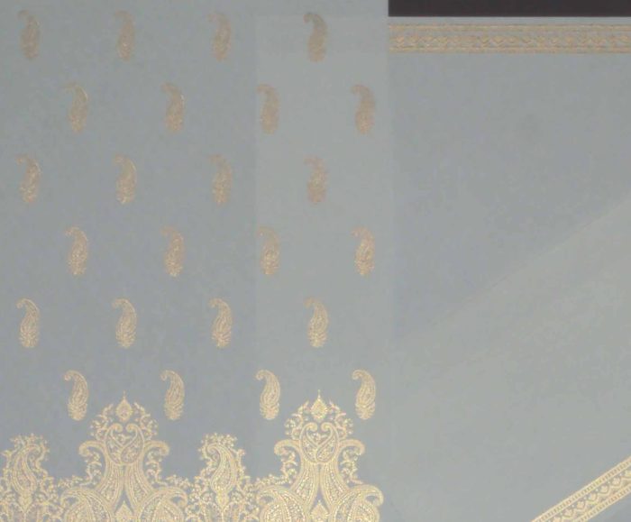 Architectural border motif on Chimanlals paper