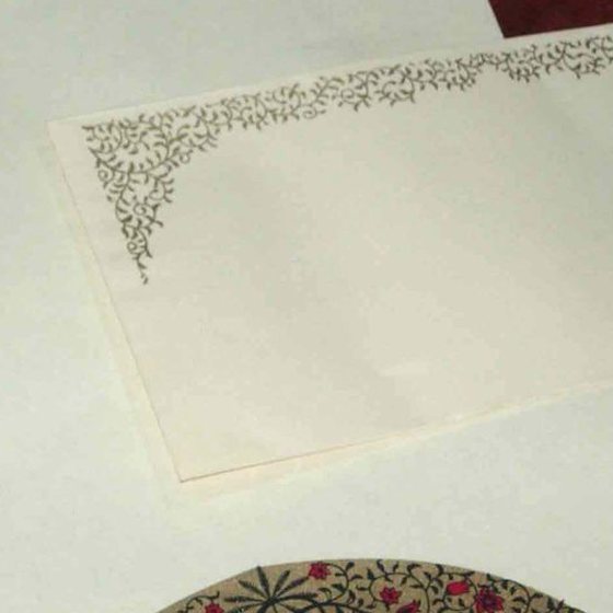 Handmade paper, made for writing at Chimanlals