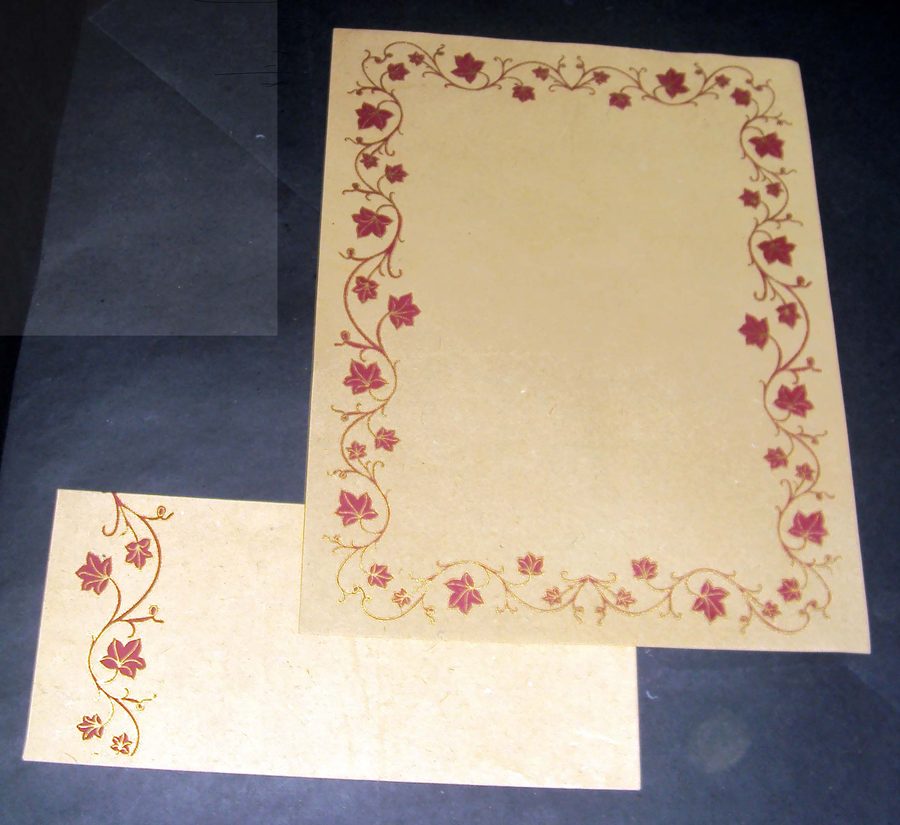 Lata, a Chimanlals letter papers with envelopes design