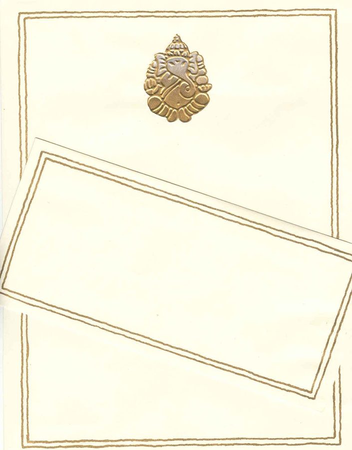 Sumukh Gold, a Chimanlals letter papers with envelopes design
