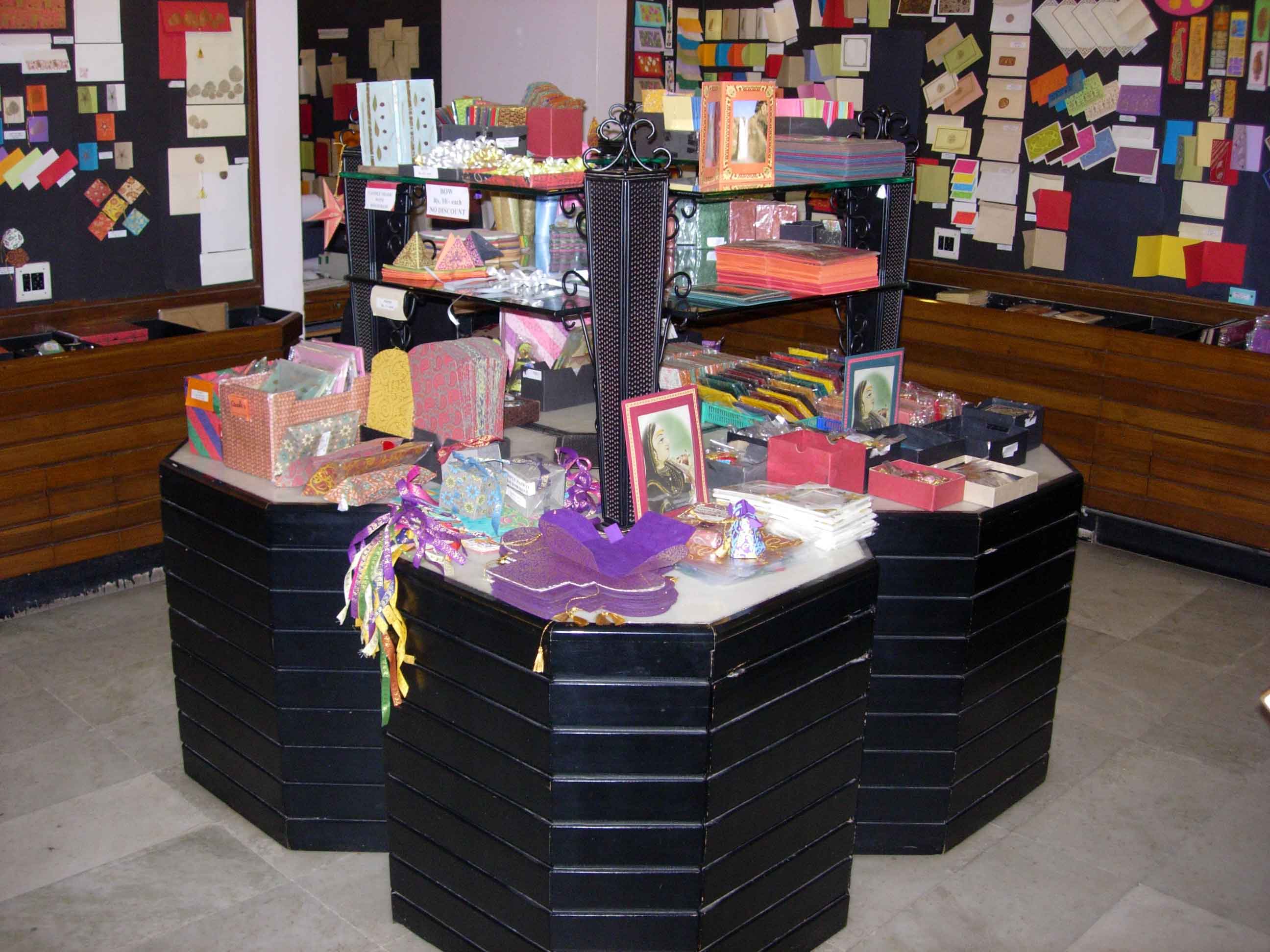 Inside the Chimanlals showroom in Fort, Mumbai